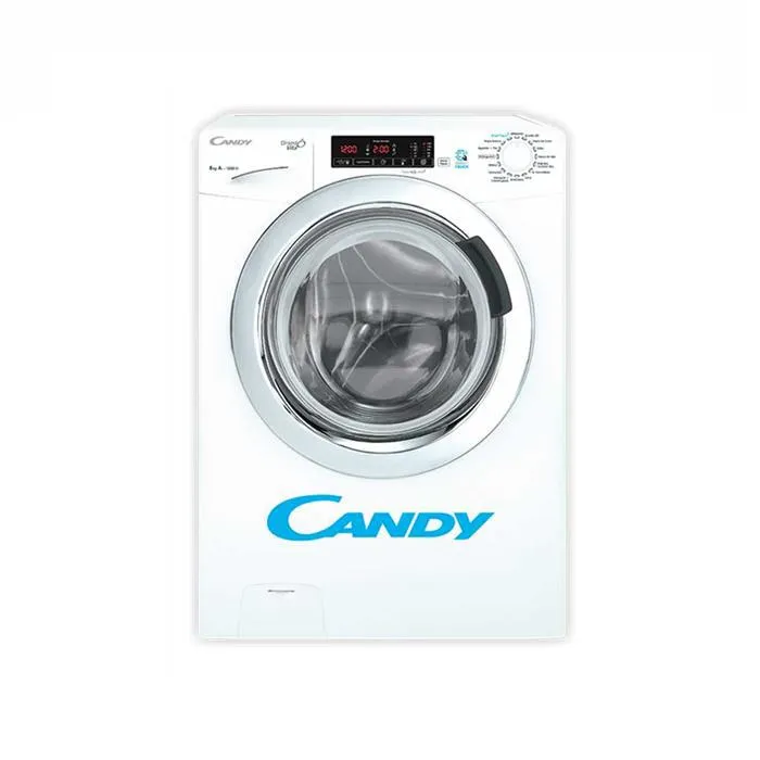 Lavarropas Carga Frontal Candy 8 Kilos GVS128 Blanco