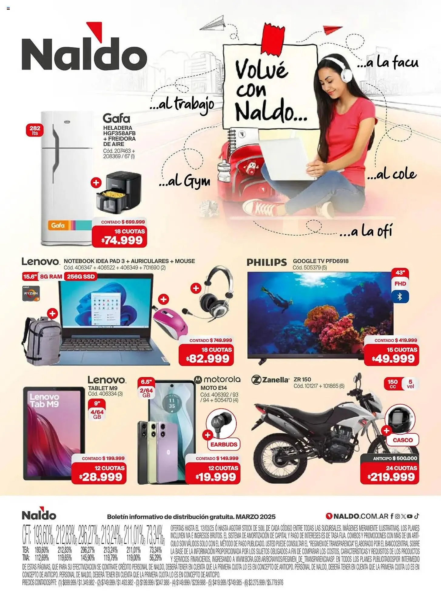 Ofertas de Catálogo Naldo Lombardi 1 de marzo al 31 de marzo 2025 - Página 1 del catálogo