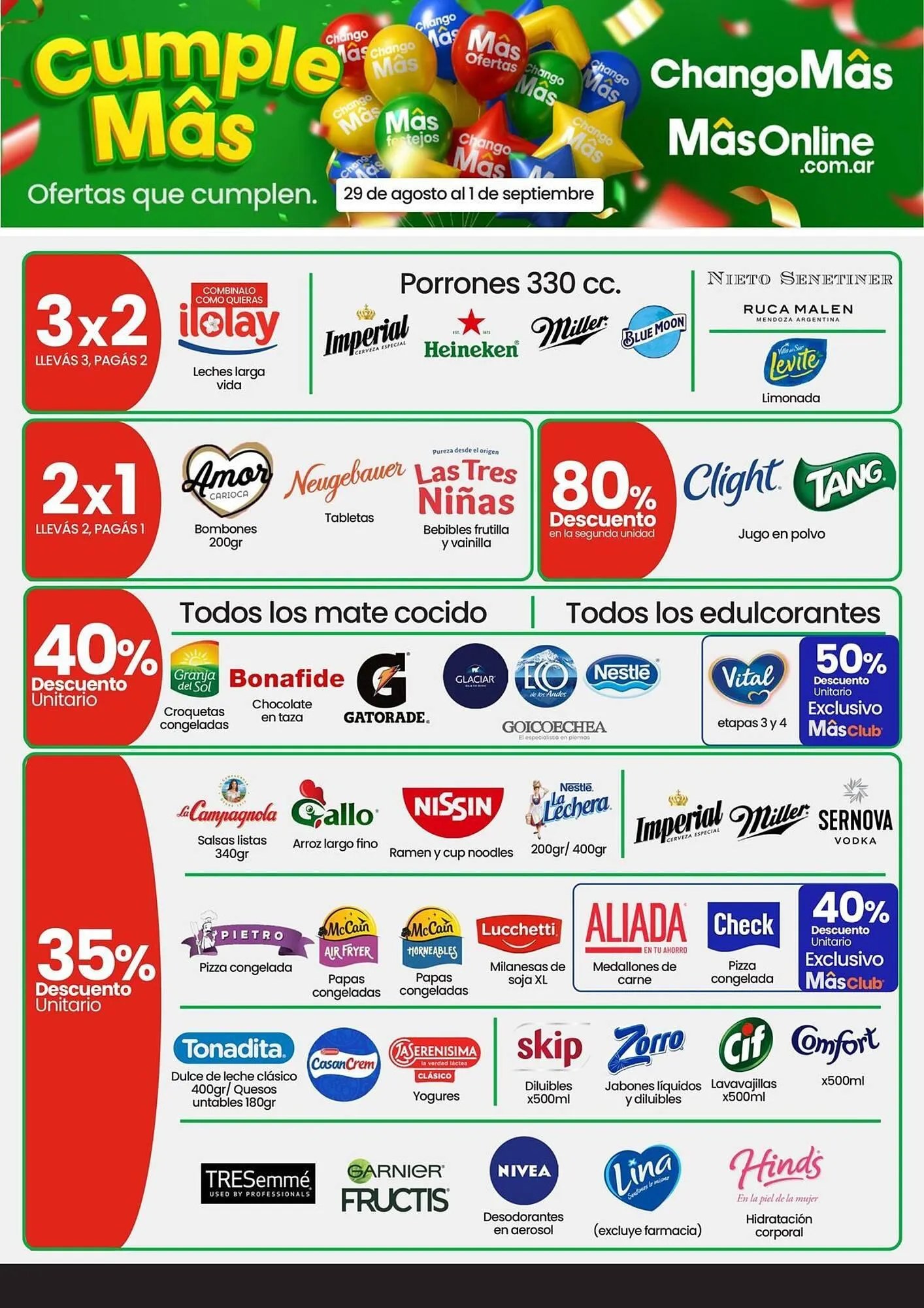 Ofertas de Catálogo Changomas 29 de agosto al 1 de septiembre 2025 - Página 4 del catálogo