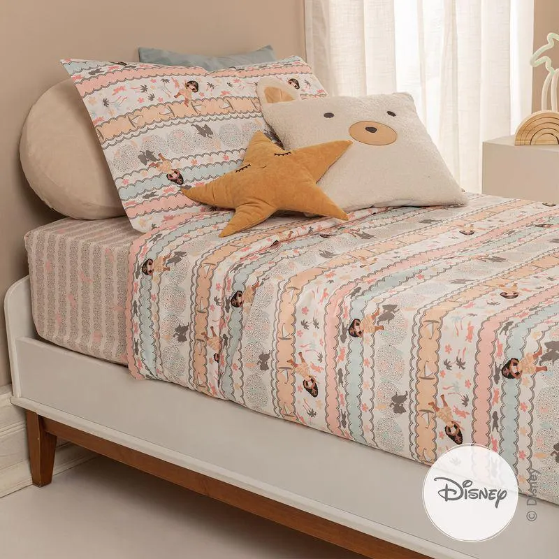 Juego de Sábanas 1 Plaza Parch Ondulado Moana