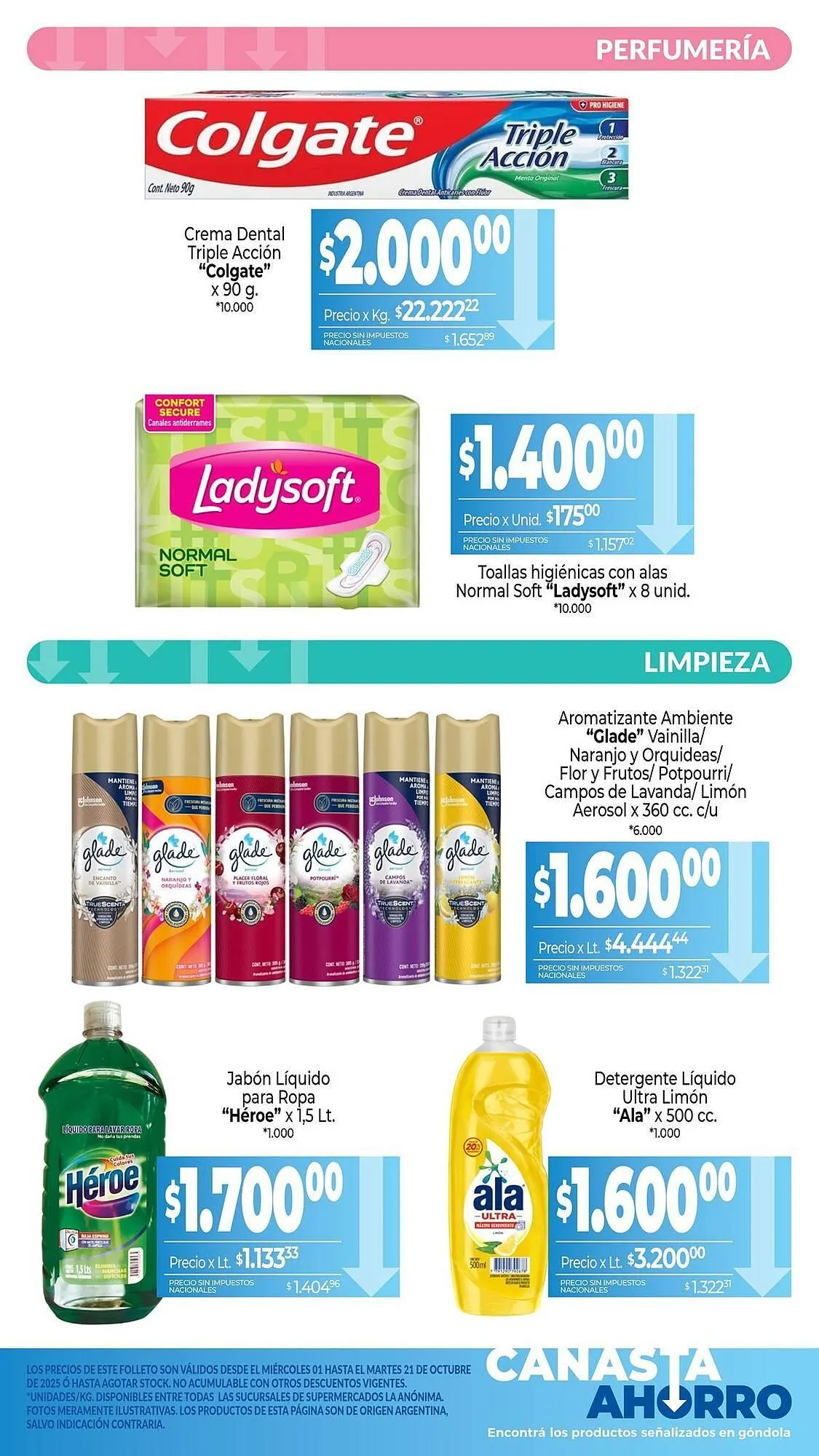 Ofertas de Catálogo La Anonima 1 de octubre al 21 de octubre 2025 - Página 10 del catálogo