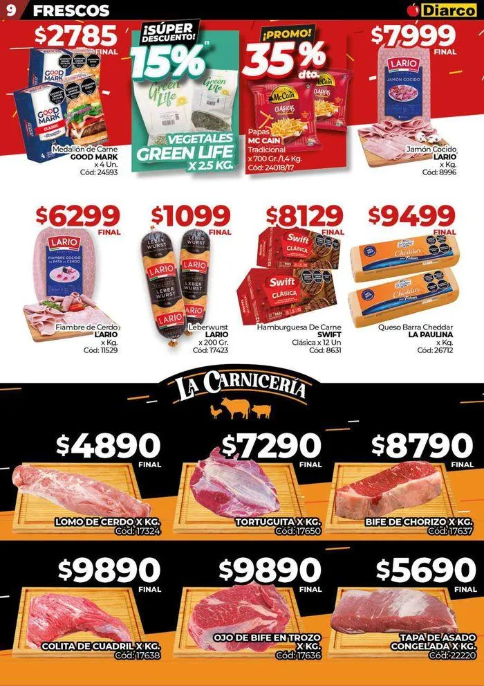 Ofertas de Diarco Ofertas Sur 19 de agosto al 25 de agosto 2024 - Página 9 del catálogo