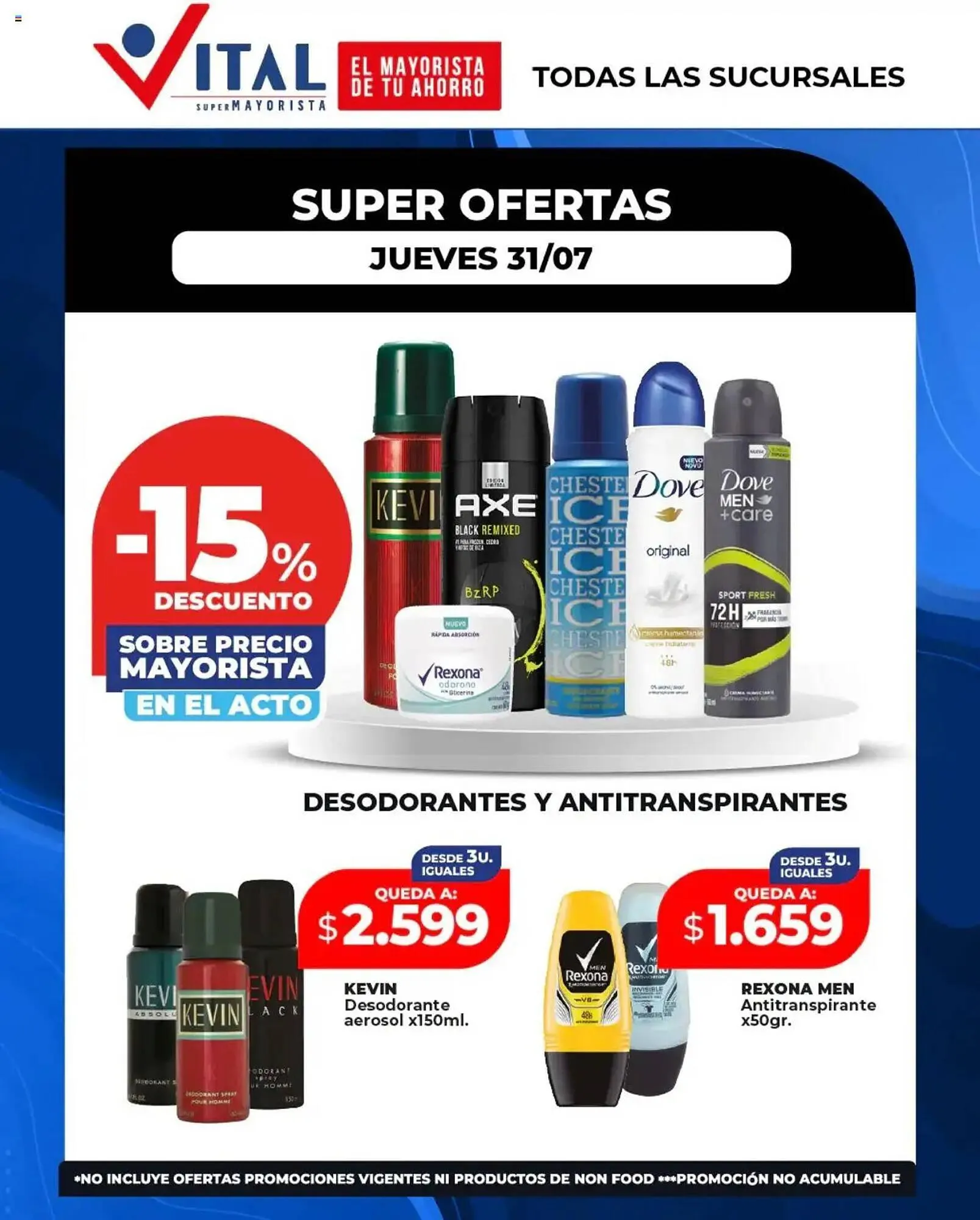 Ofertas de Catálogo Supermayorista Vital 31 de julio al 1 de agosto 2025 - Página 1 del catálogo