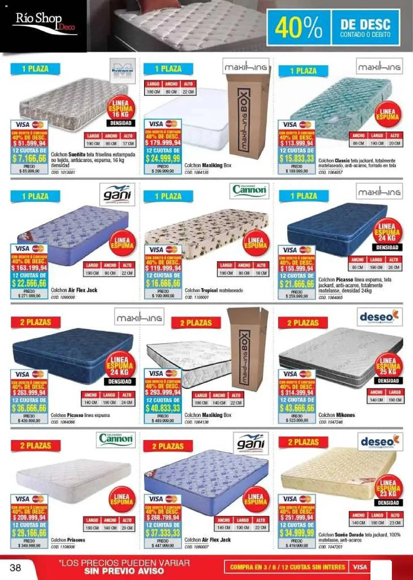 Ofertas de Catálogo Rio Shop Deco 2 de febrero al 4 de marzo 2026 - Página 38 del catálogo