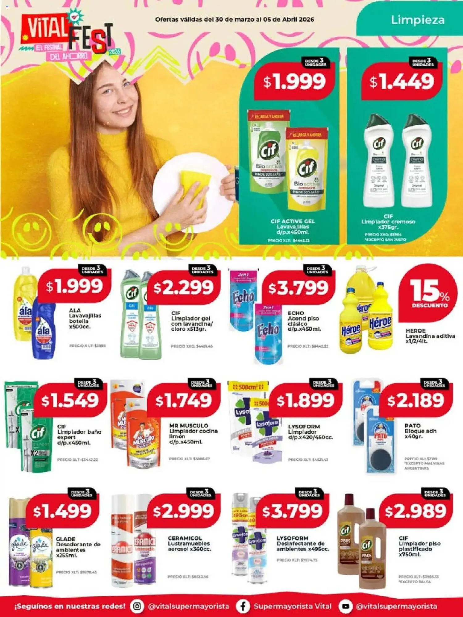 Ofertas de Catálogo Supermayorista Vital 30 de marzo al 5 de abril 2026 - Página 8 del catálogo