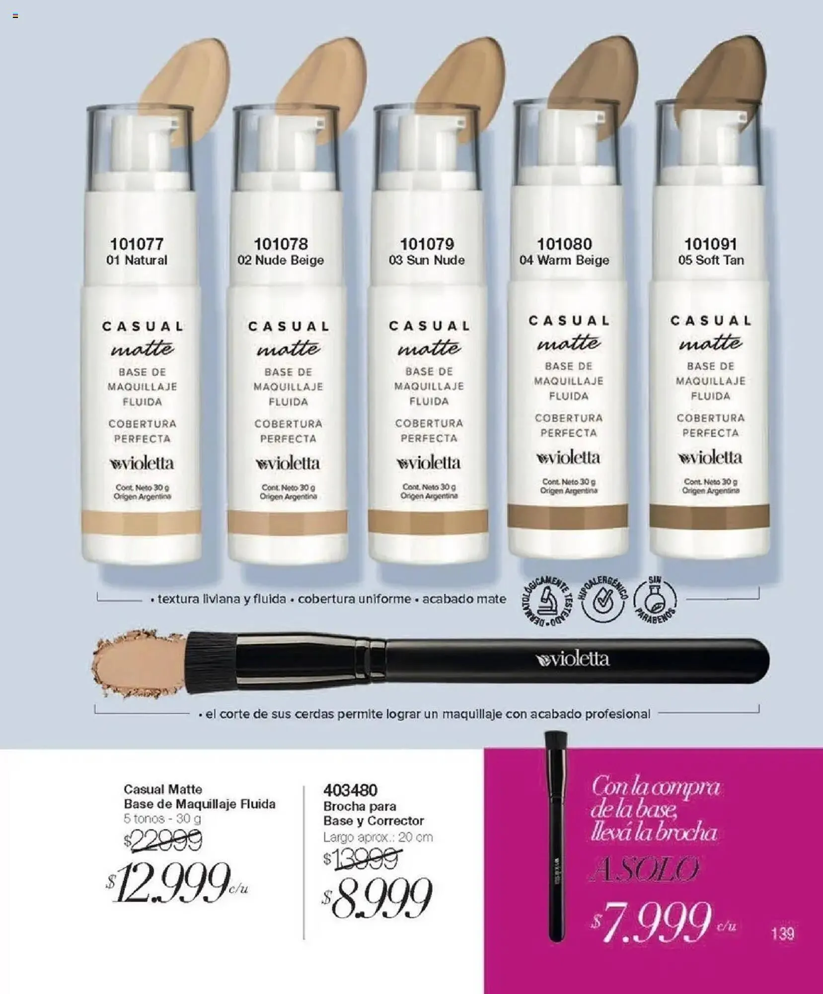 Ofertas de Catálogo Violetta Cosméticos 9 de octubre al 12 de noviembre 2025 - Página 139 del catálogo