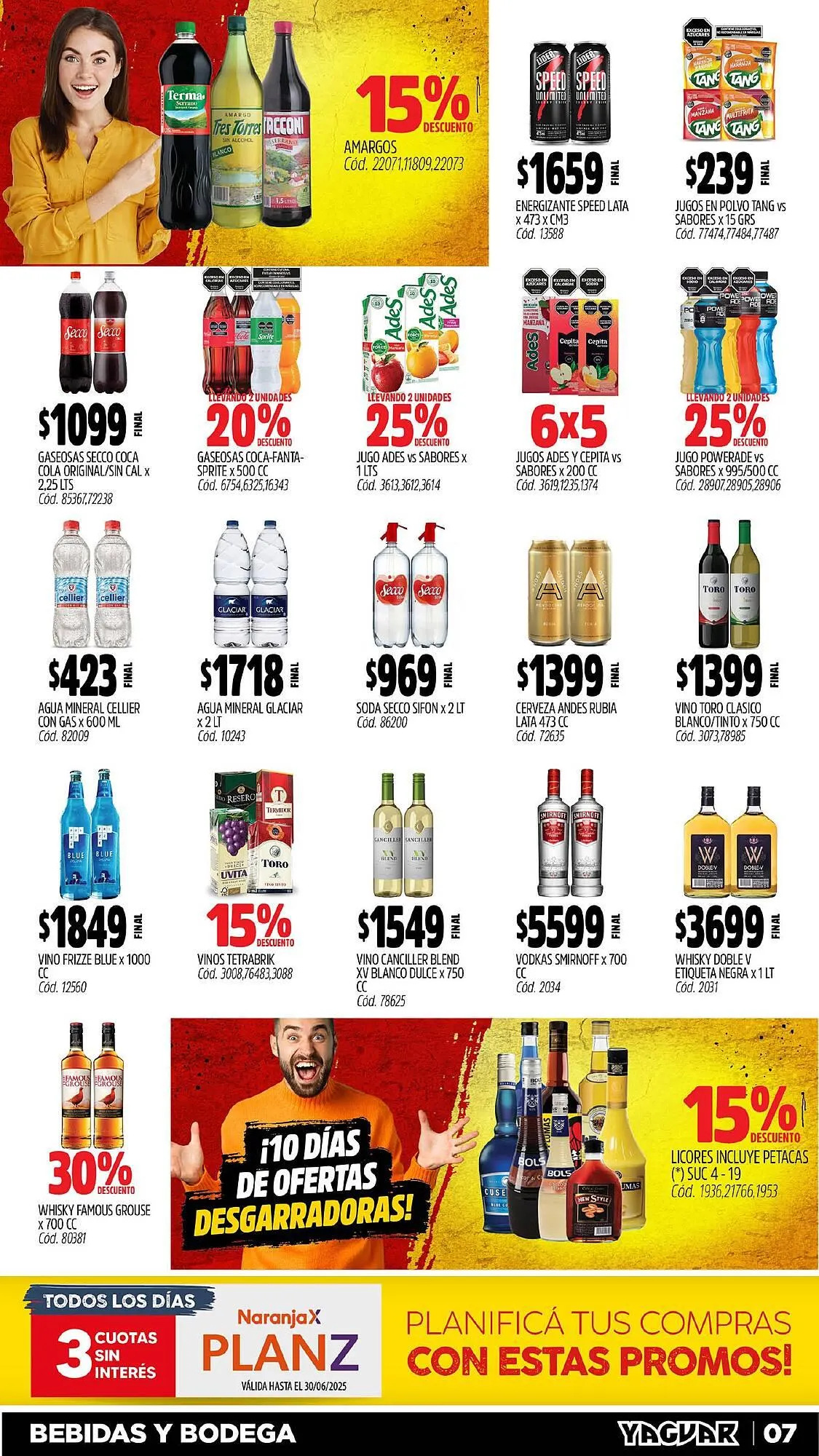 Ofertas de Catálogo Supermercados Yaguar 5 de mayo al 11 de mayo 2025 - Página 7 del catálogo