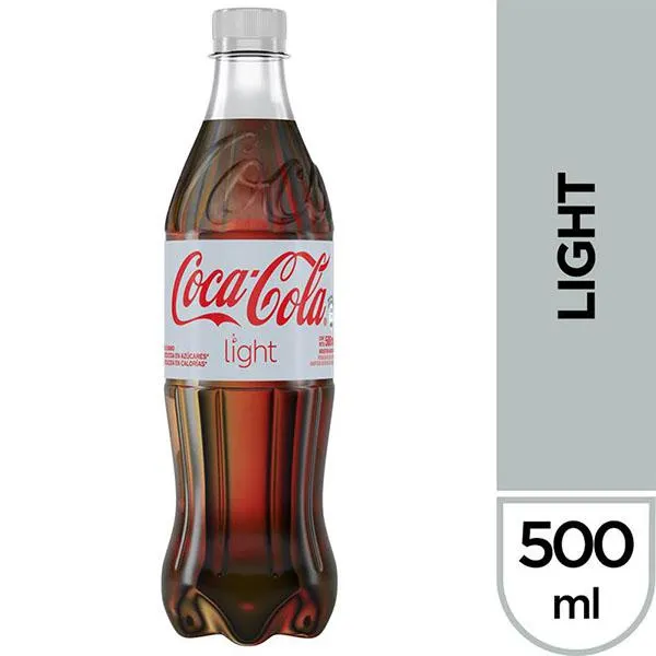 COCA COLA LIGHT GASEOSA PET 500CC