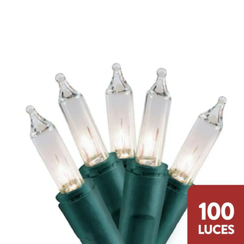 Luces Navideñas Por 100 Guirnalda Estándar Blanca