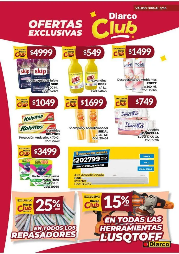 Ofertas de Diarco Ofertas Interior 4 de junio al 9 de junio 2024 - Página 8 del catálogo