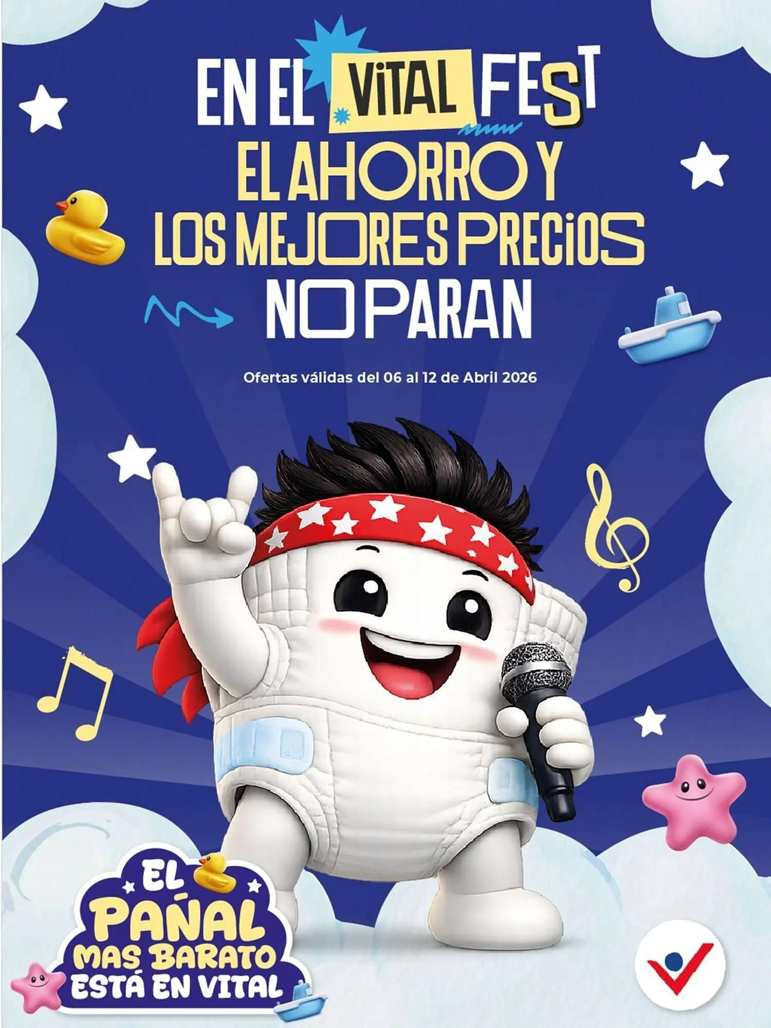 Ofertas de Catálogo Supermayorista Vital 6 de abril al 12 de abril 2026 - Página 1 del catálogo