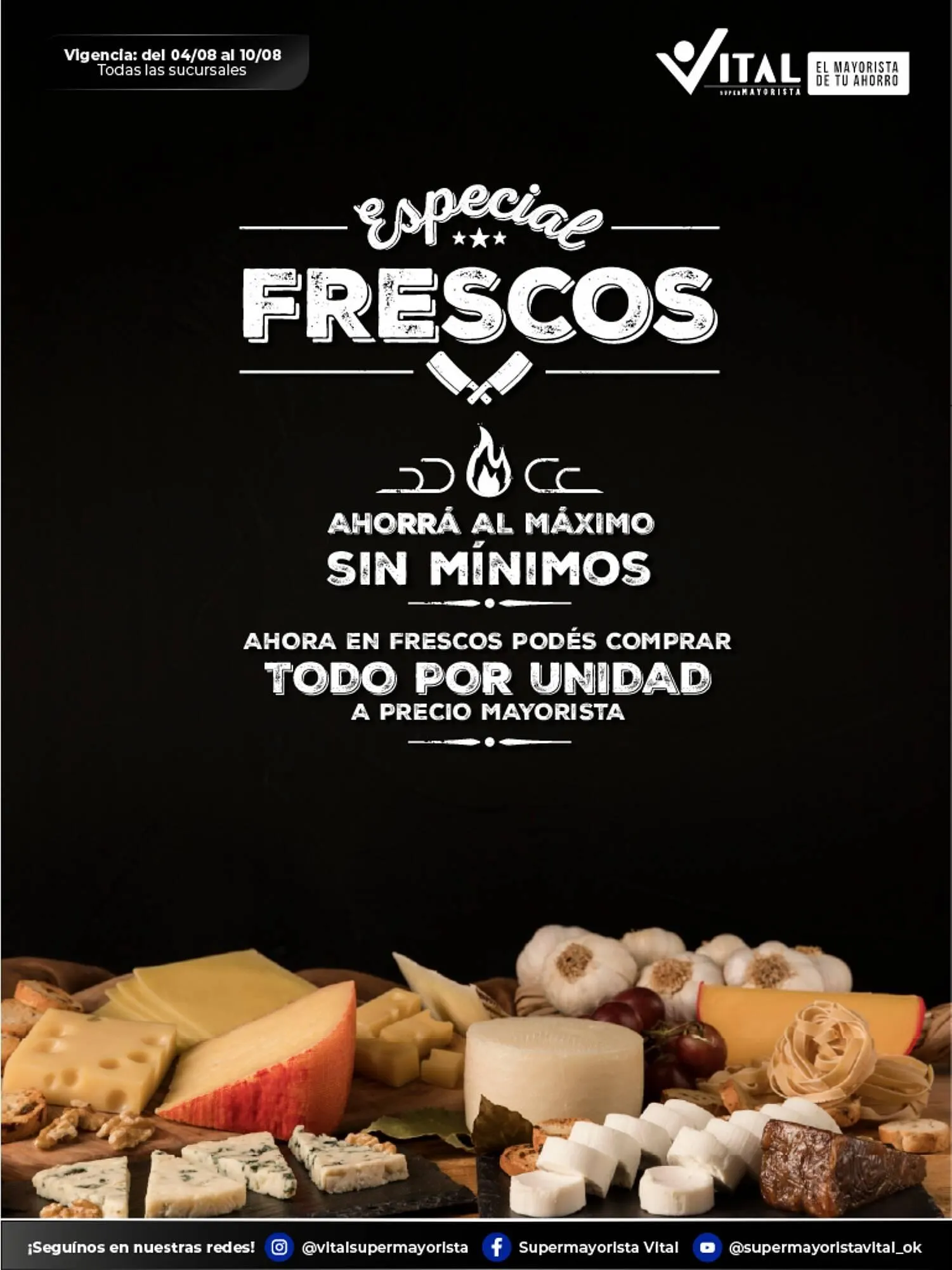 Ofertas de Catálogo Supermayorista Vital 4 de agosto al 10 de agosto 2025 - Página 1 del catálogo