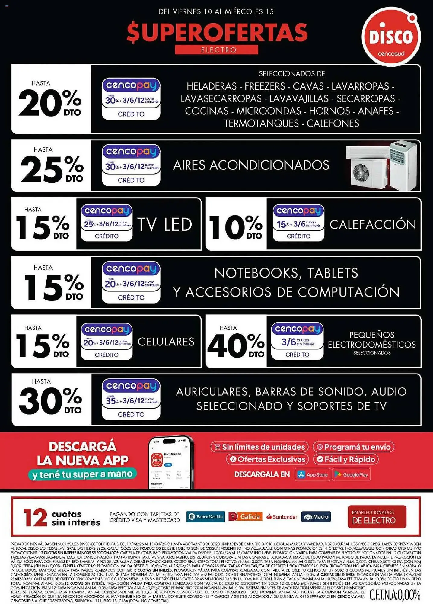 Ofertas de Folleto Disco 10 de abril al 16 de abril 2026 - Página 1 del catálogo