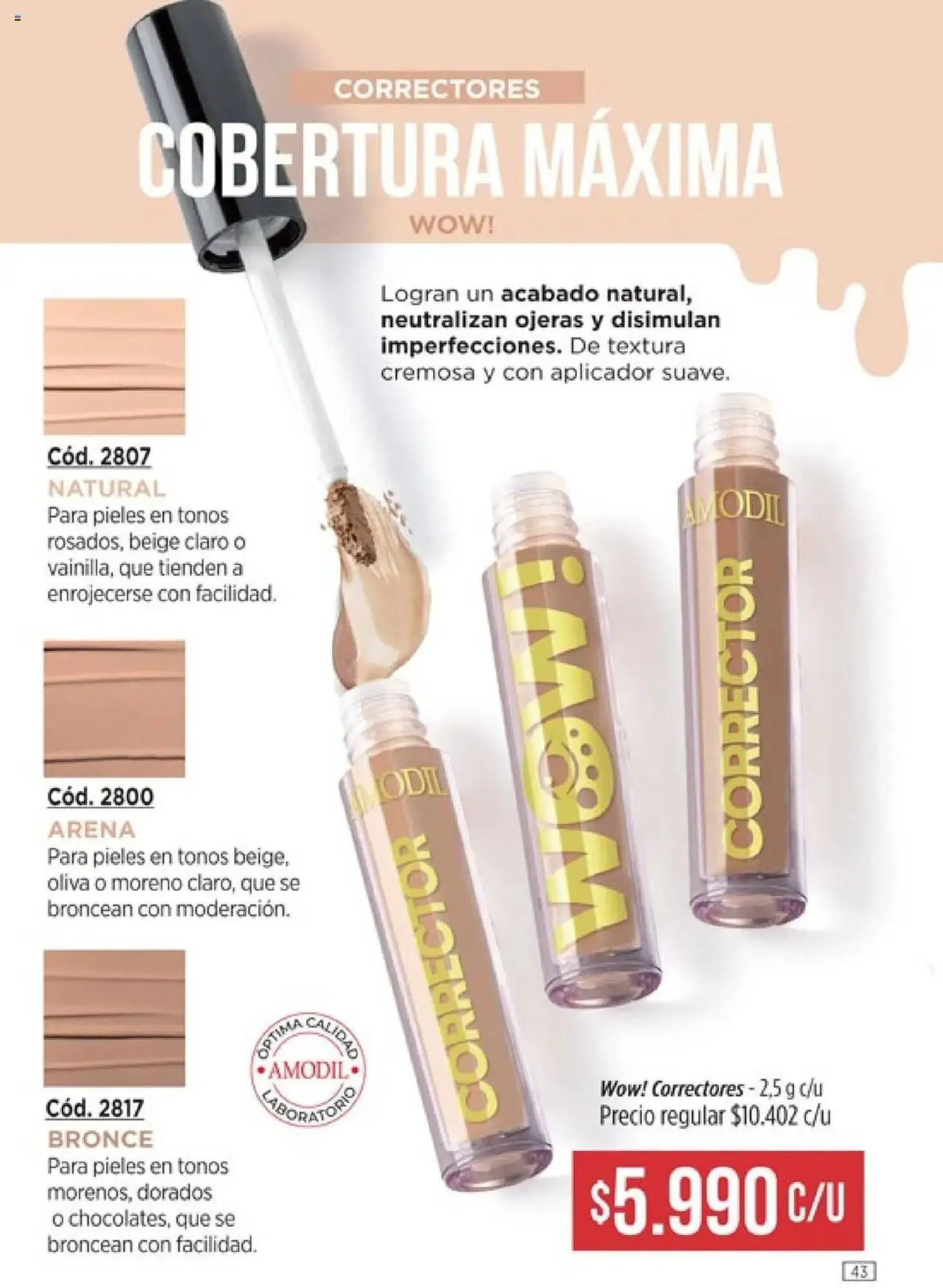 Ofertas de Catálogo Amodil 1 de octubre al 1 de noviembre 2025 - Página 43 del catálogo