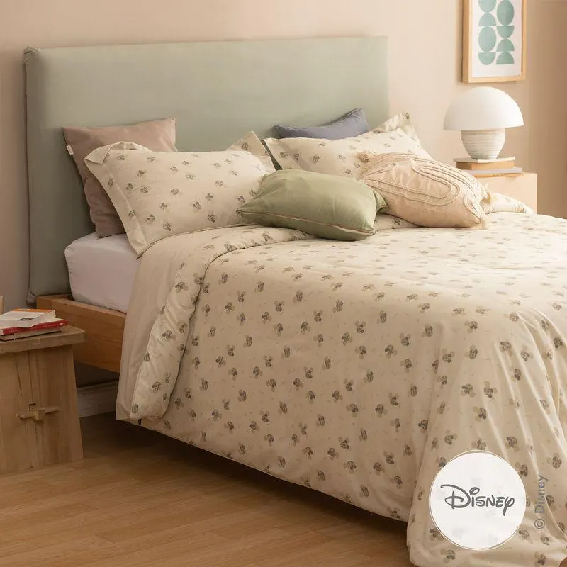 Funda de Acolchado Queen Size Smiling Faces Mickey