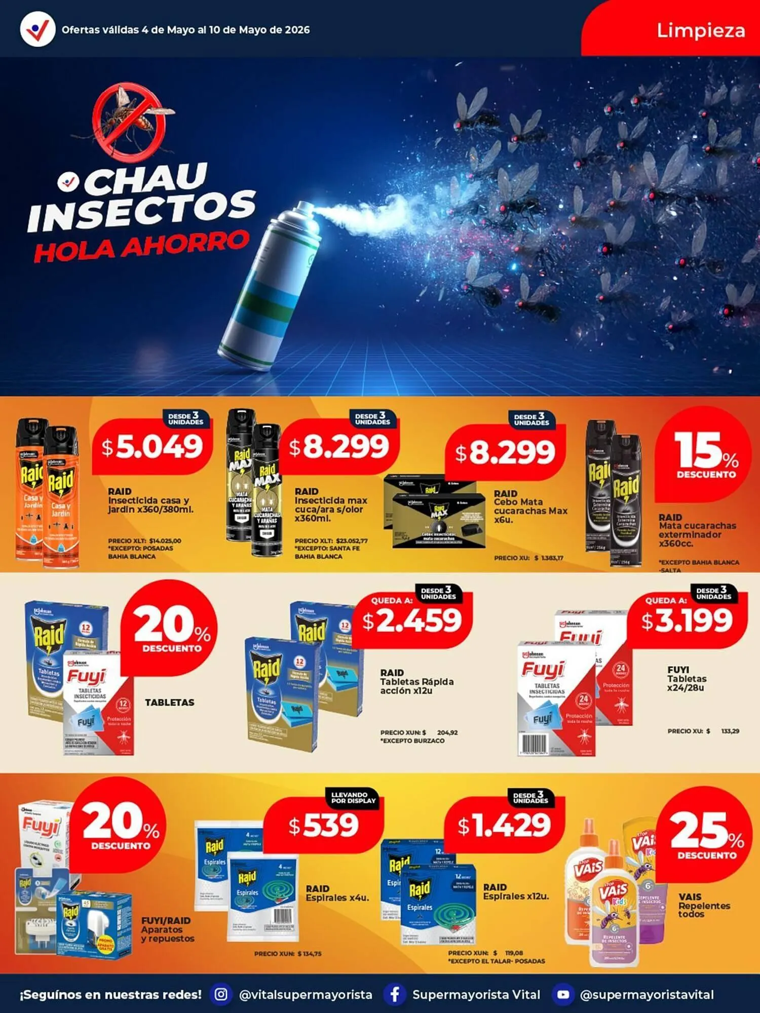 Ofertas de Catálogo Supermayorista Vital 4 de mayo al 10 de mayo 2026 - Página 8 del catálogo