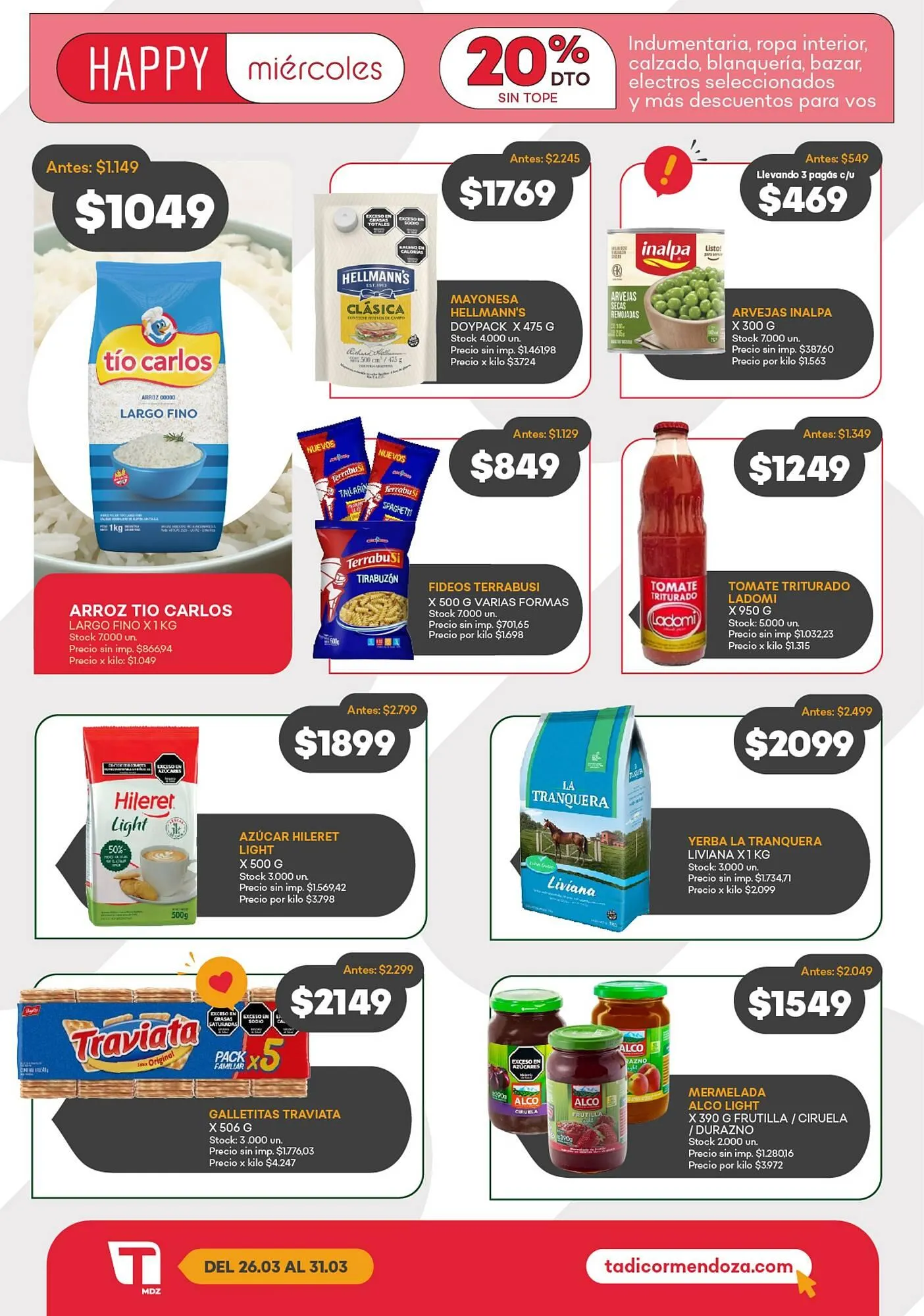 Ofertas de Catálogo Supermercados Tadicor 25 de marzo al 31 de marzo 2026 - Página 3 del catálogo