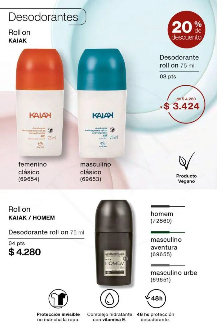 Ofertas de Catálogo Natura  3 de septiembre al 30 de septiembre 2024 - Página 210 del catálogo