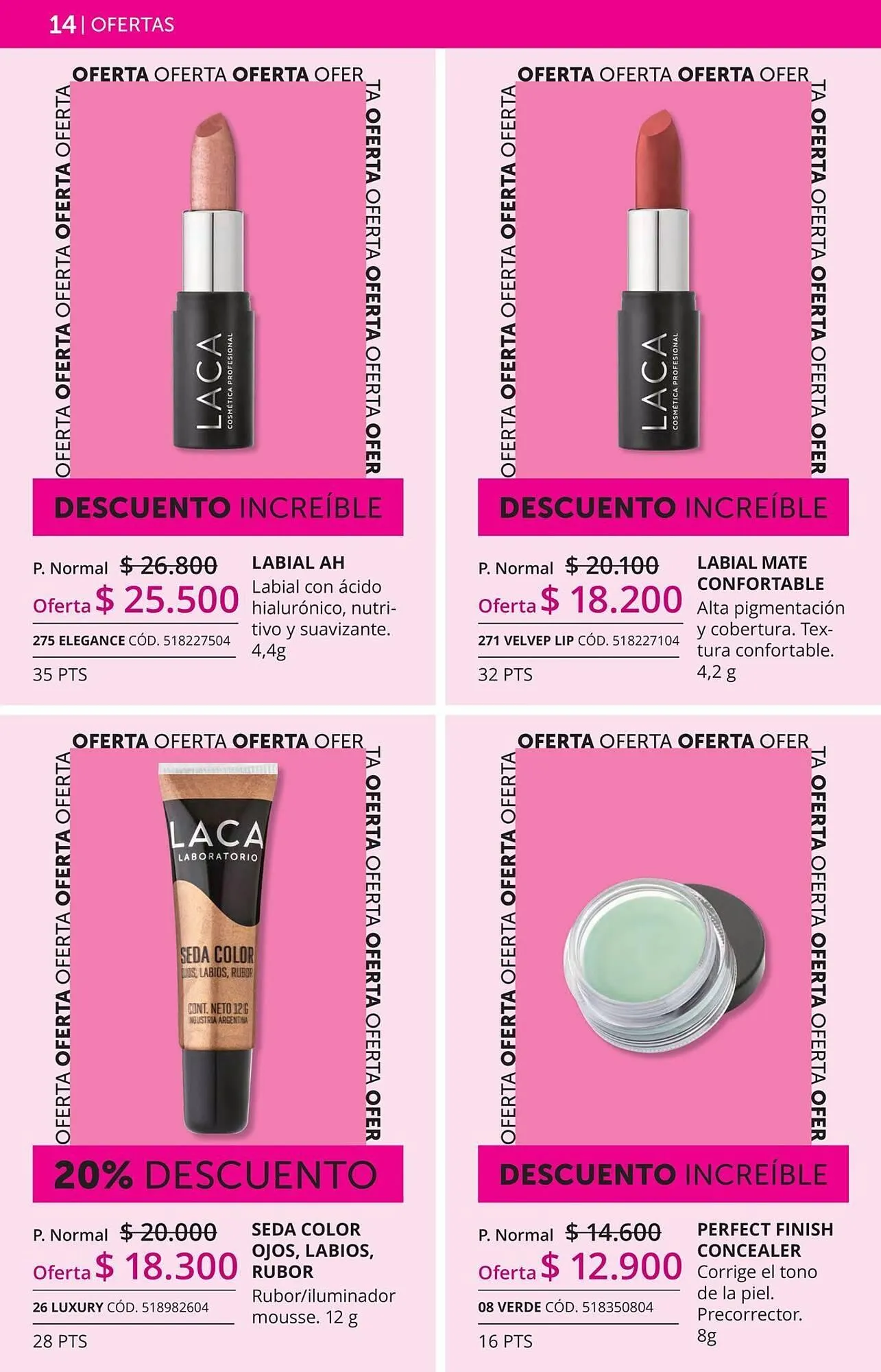 Ofertas de Catálogo Laboratorio LACA 2 de diciembre al 31 de diciembre 2024 - Página 14 del catálogo