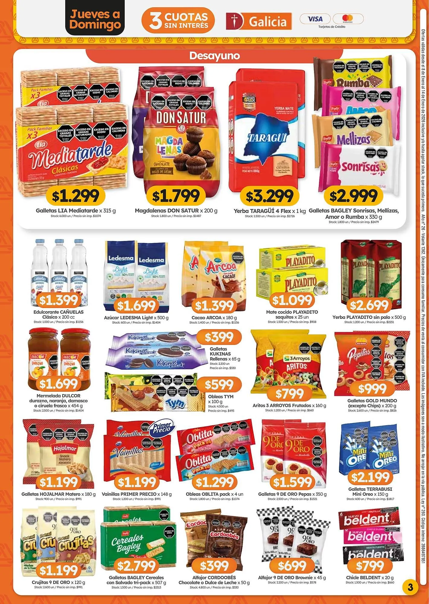 Ofertas de Folleto Cordiez 8 de enero al 14 de enero 2026 - Página 3 del catálogo