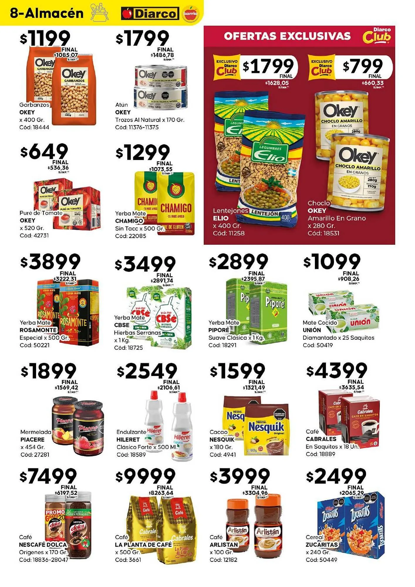 Ofertas de Catálogo Diarco 4 de agosto al 8 de agosto 2025 - Página 8 del catálogo