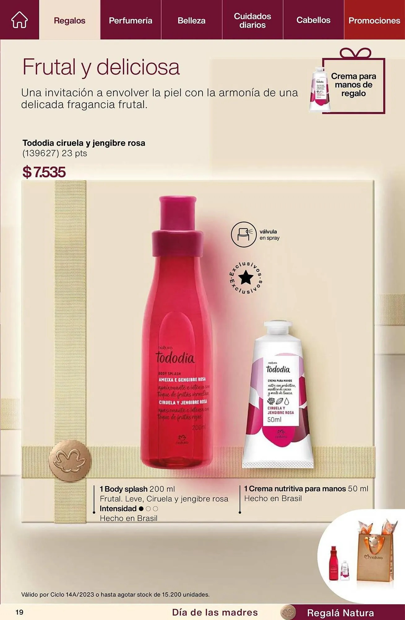 Ofertas de Catálogo Natura 27 de septiembre al 31 de octubre 2023 - Página 19 del catálogo