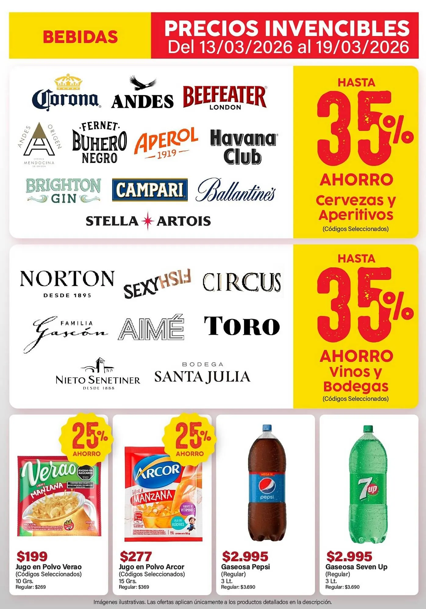 Ofertas de Catálogo Supermercados Aiello 16 de marzo al 19 de marzo 2026 - Página 13 del catálogo