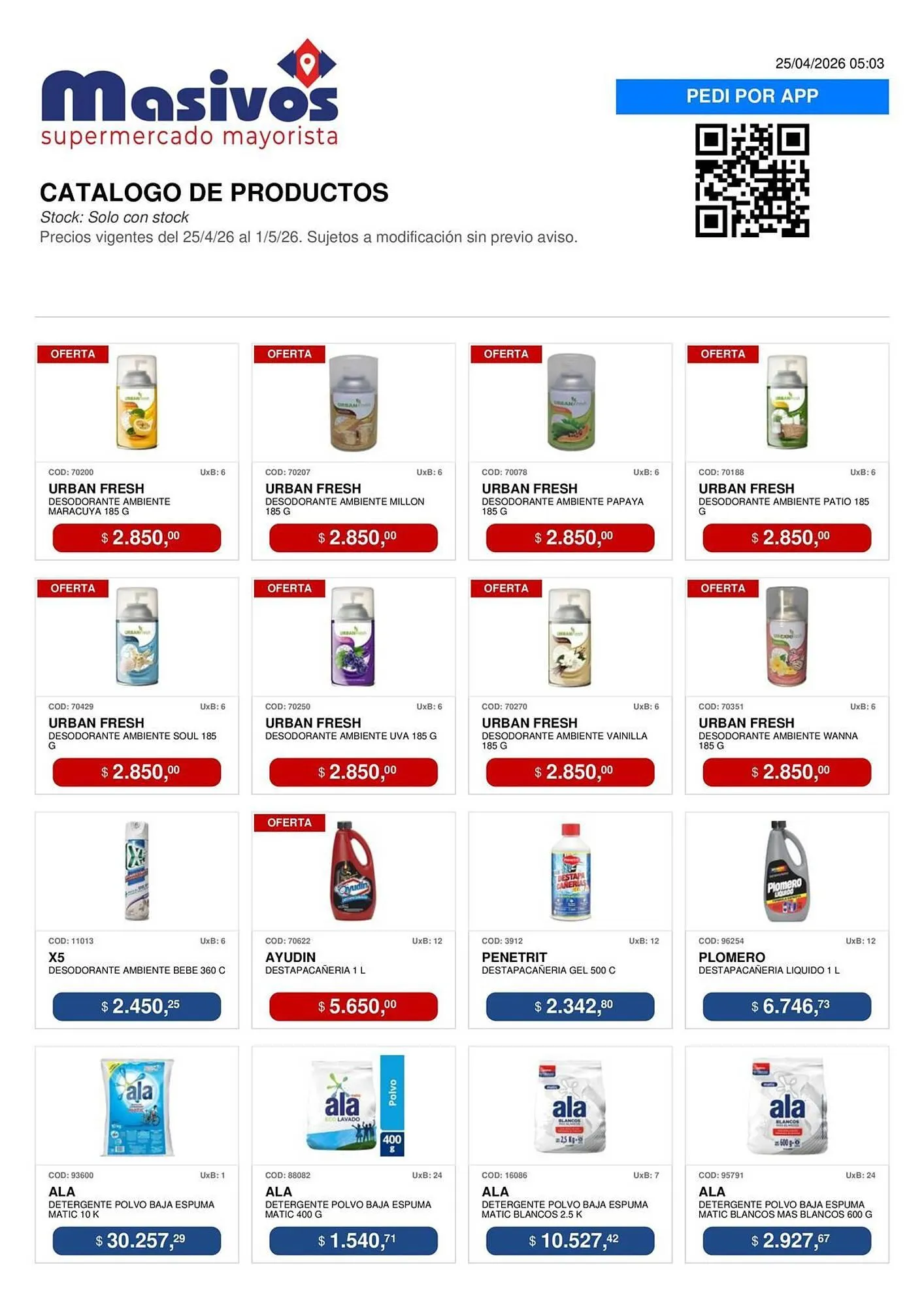 Ofertas de Catálogo Masivos 25 de abril al 1 de mayo 2026 - Página 71 del catálogo