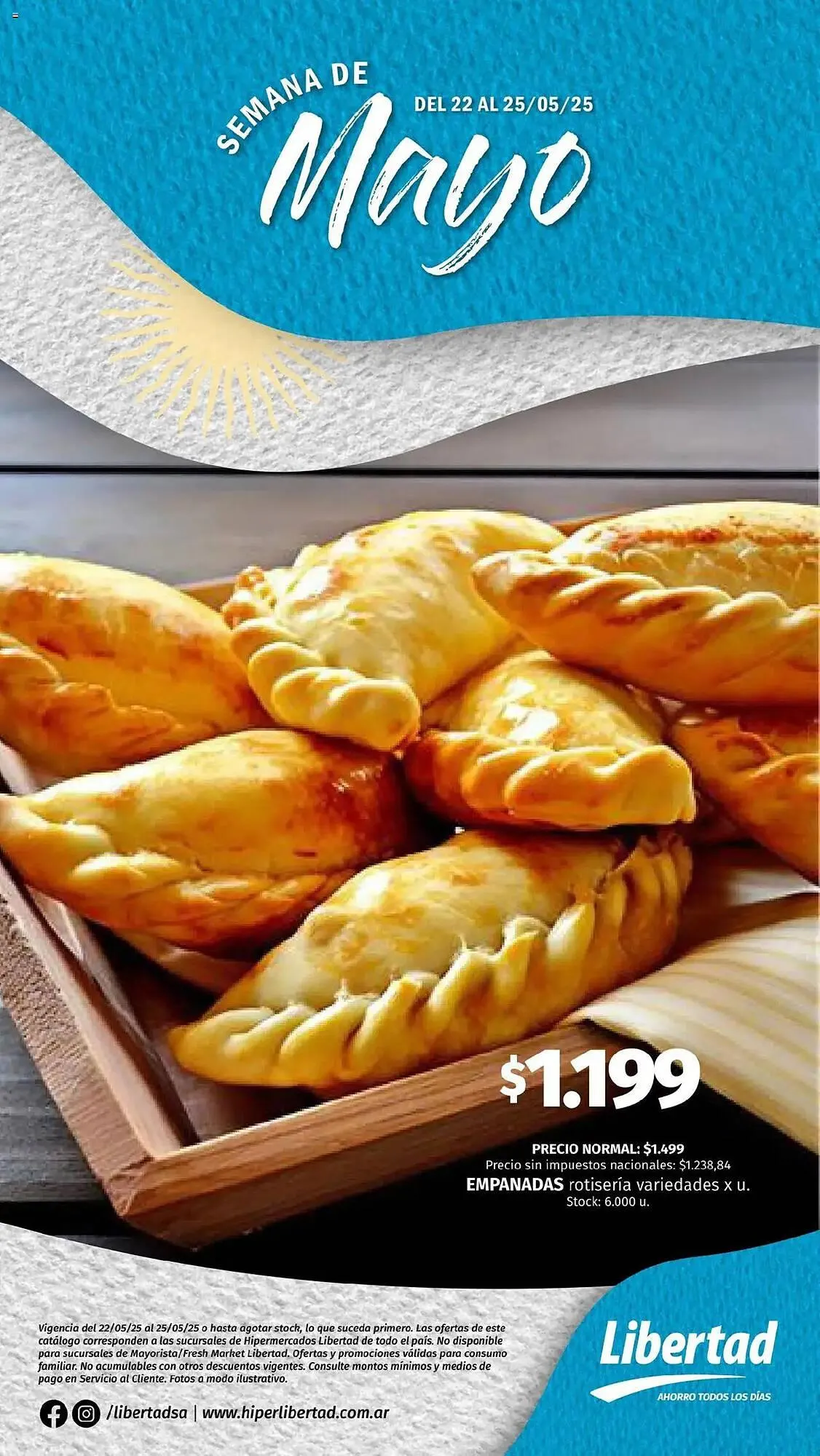 Ofertas de Catálogo Hipermercado Libertad 22 de mayo al 25 de mayo 2025 - Página 1 del catálogo