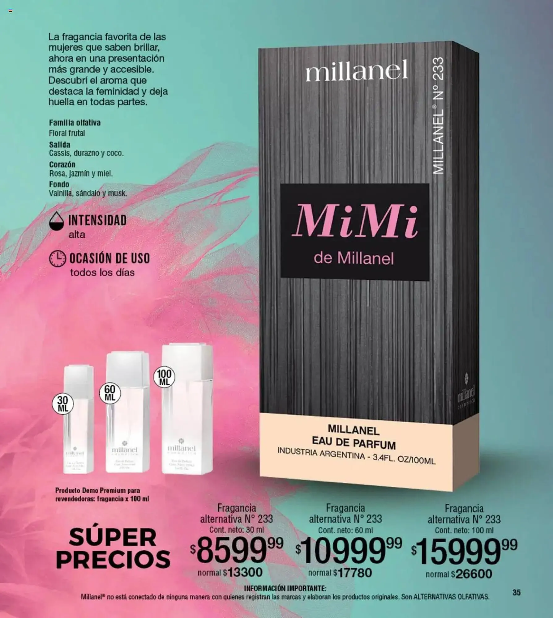 Ofertas de Catálogo Millanel Cosmética 28 de abril al 25 de mayo 2025 - Página 35 del catálogo