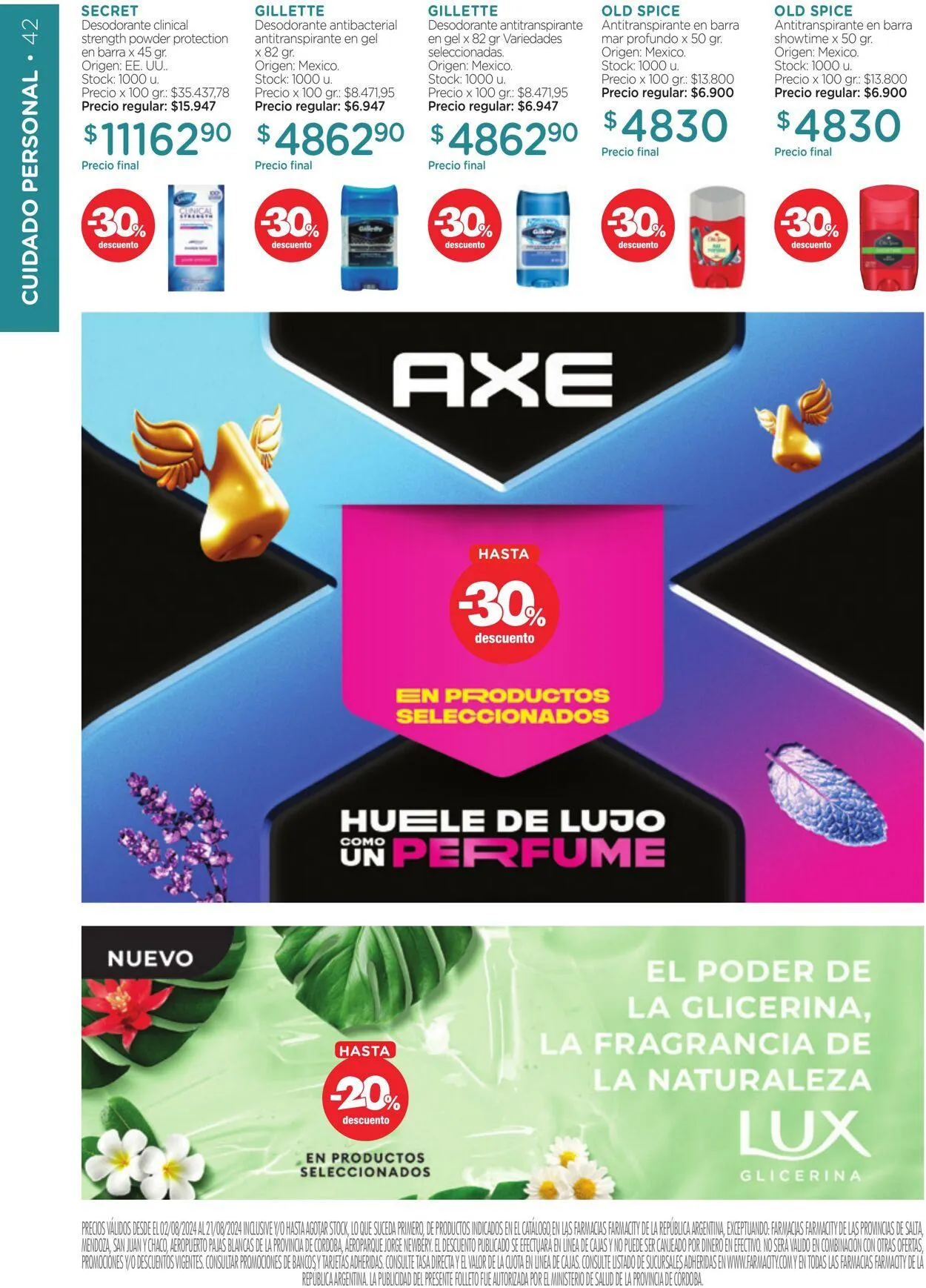 Ofertas de Farmacity 1 de agosto al 31 de agosto 2024 - Página 42 del catálogo