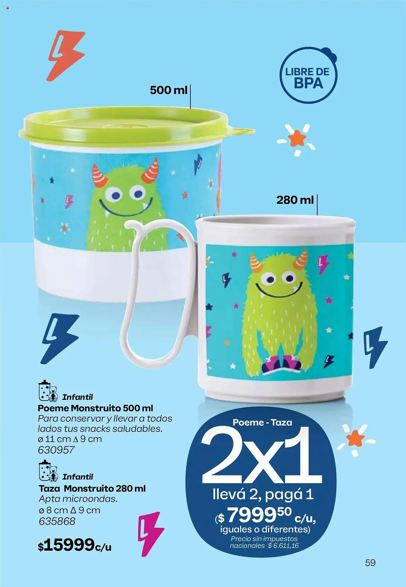 Ofertas de Folleto Tupperware 8 de septiembre al 22 de septiembre 2025 - Página 60 del catálogo