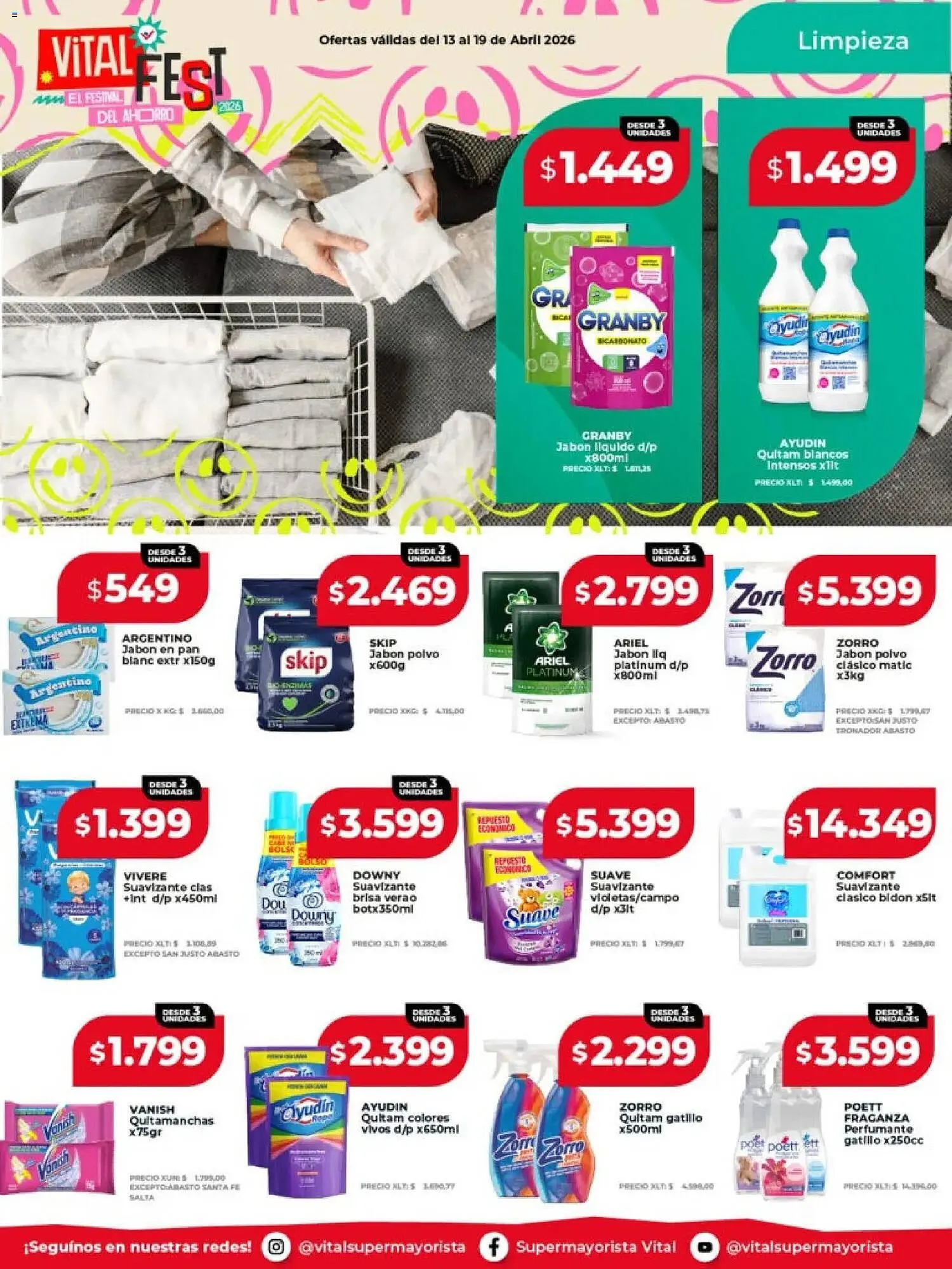 Ofertas de Catálogo Supermayorista Vital 13 de abril al 19 de abril 2026 - Página 7 del catálogo