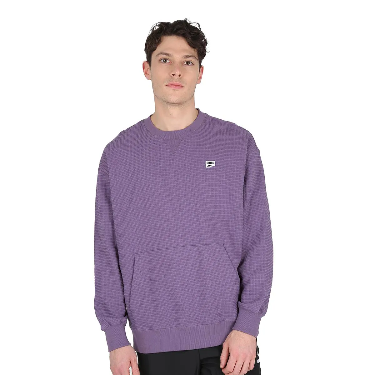 Buzo Urbano Puma Downtown Waffle Crew Hombre