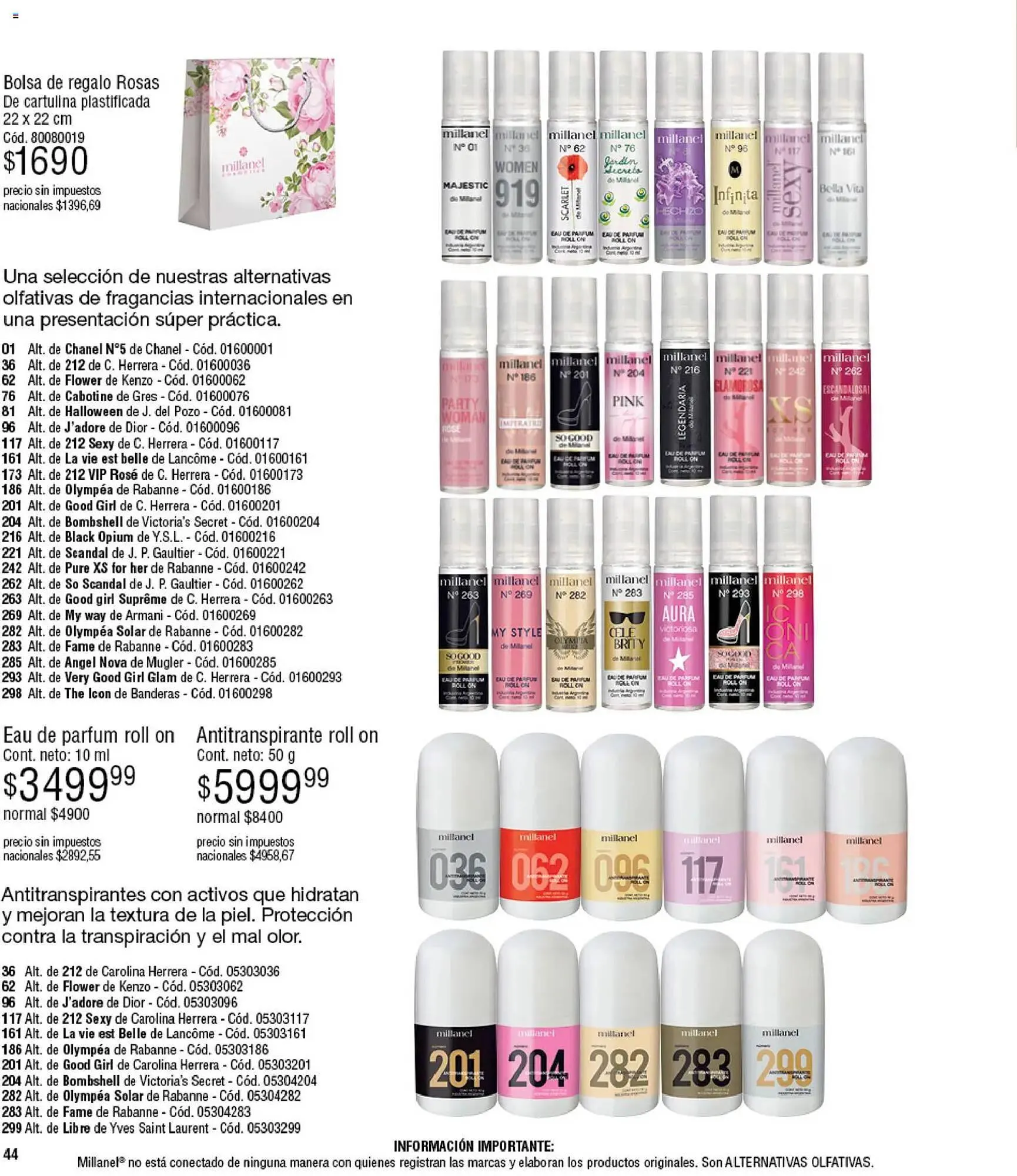 Ofertas de Catálogo Millanel Cosmética 27 de abril al 25 de mayo 2026 - Página 44 del catálogo