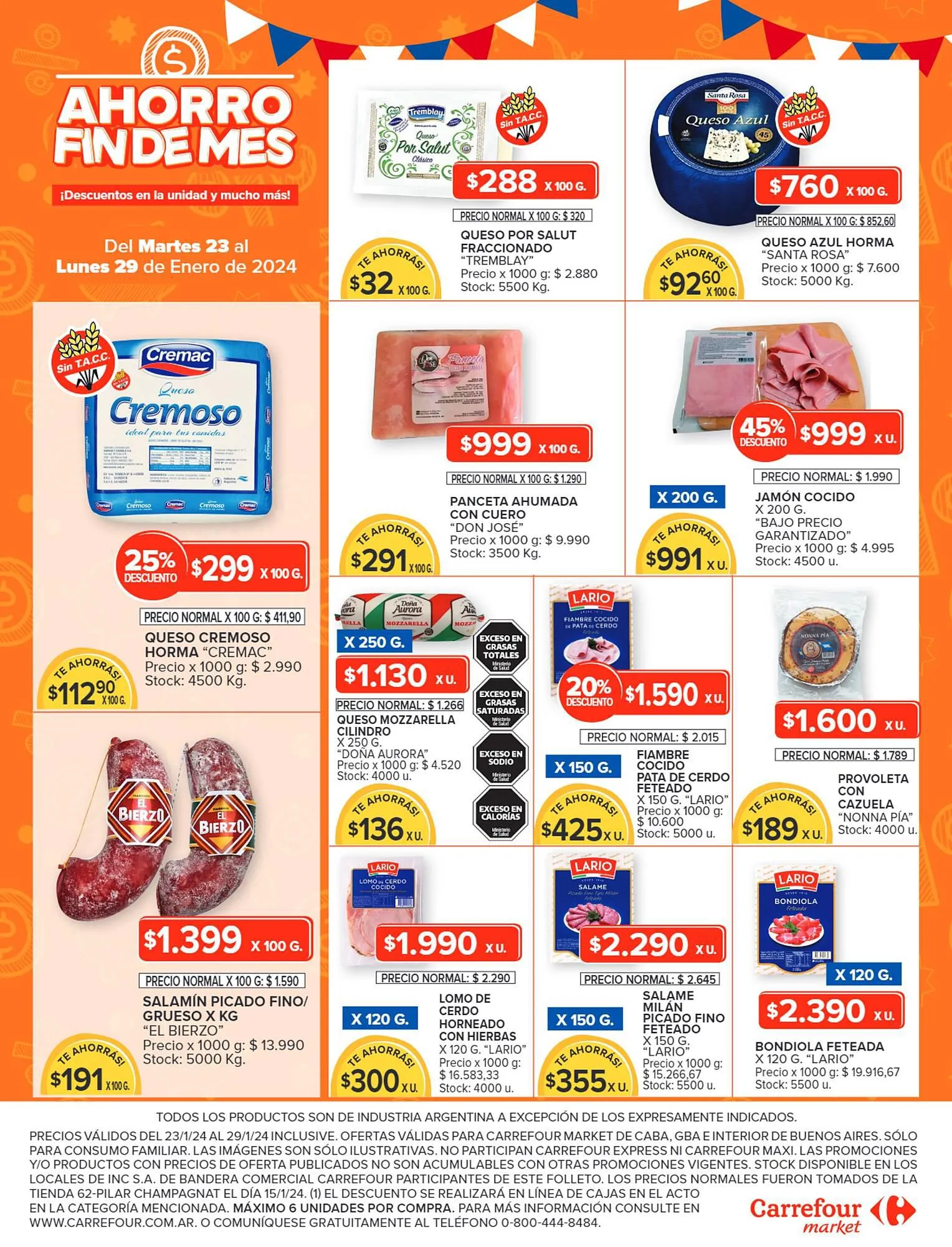 Ofertas de Catálogo Carrefour Market 23 de enero al 29 de enero 2024 - Página 4 del catálogo