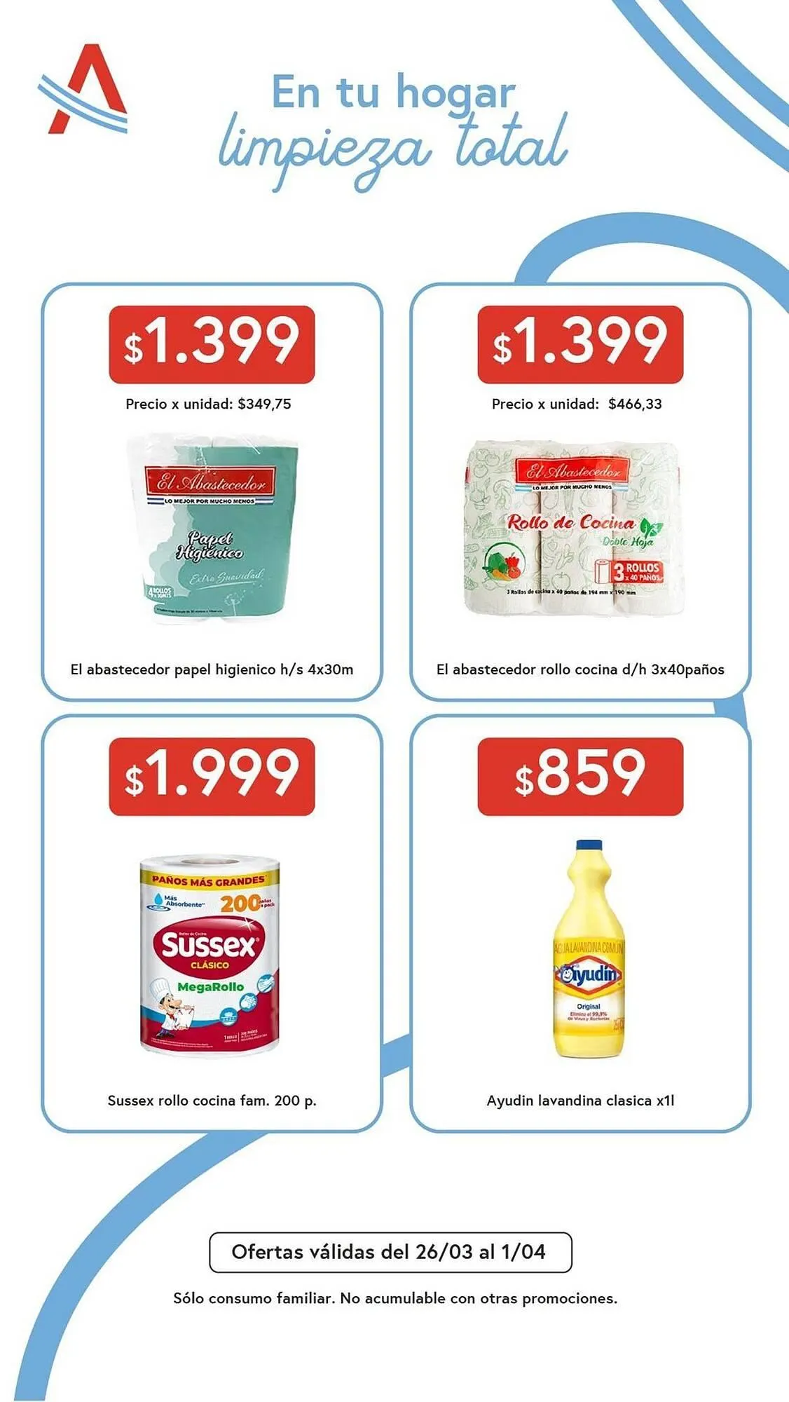 Ofertas de Catálogo El Abastecedor 26 de marzo al 1 de abril 2026 - Página 22 del catálogo