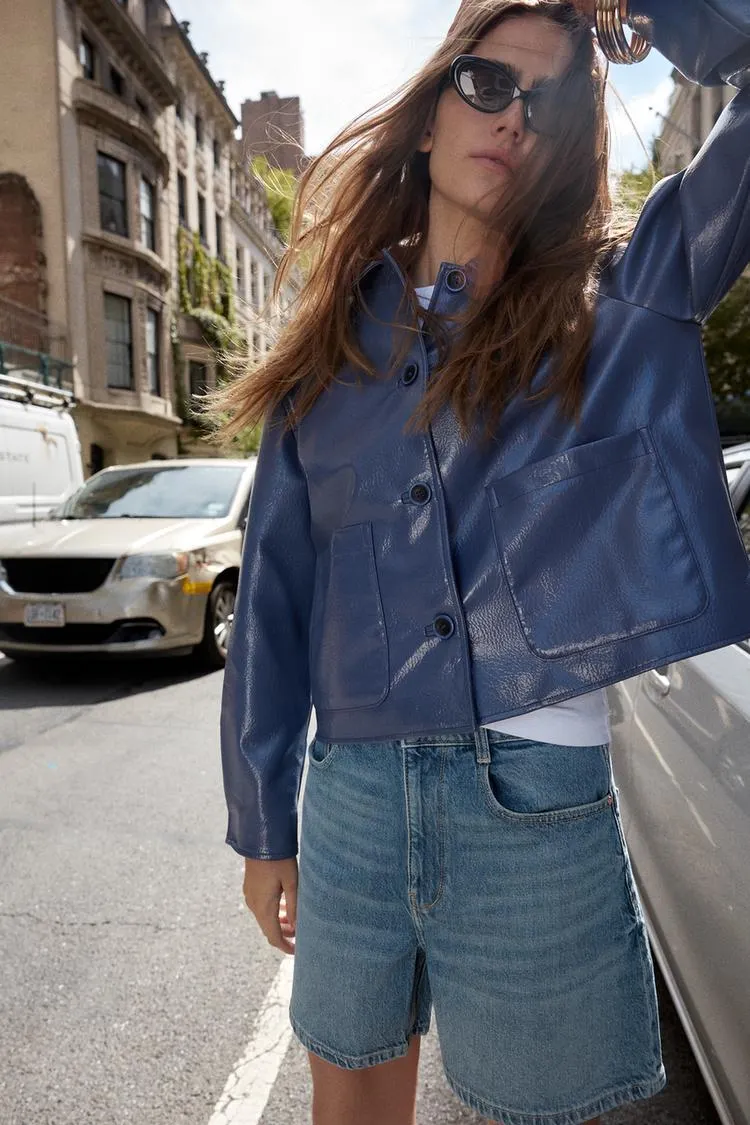 CAZADORA EFECTO ACHAROLADO