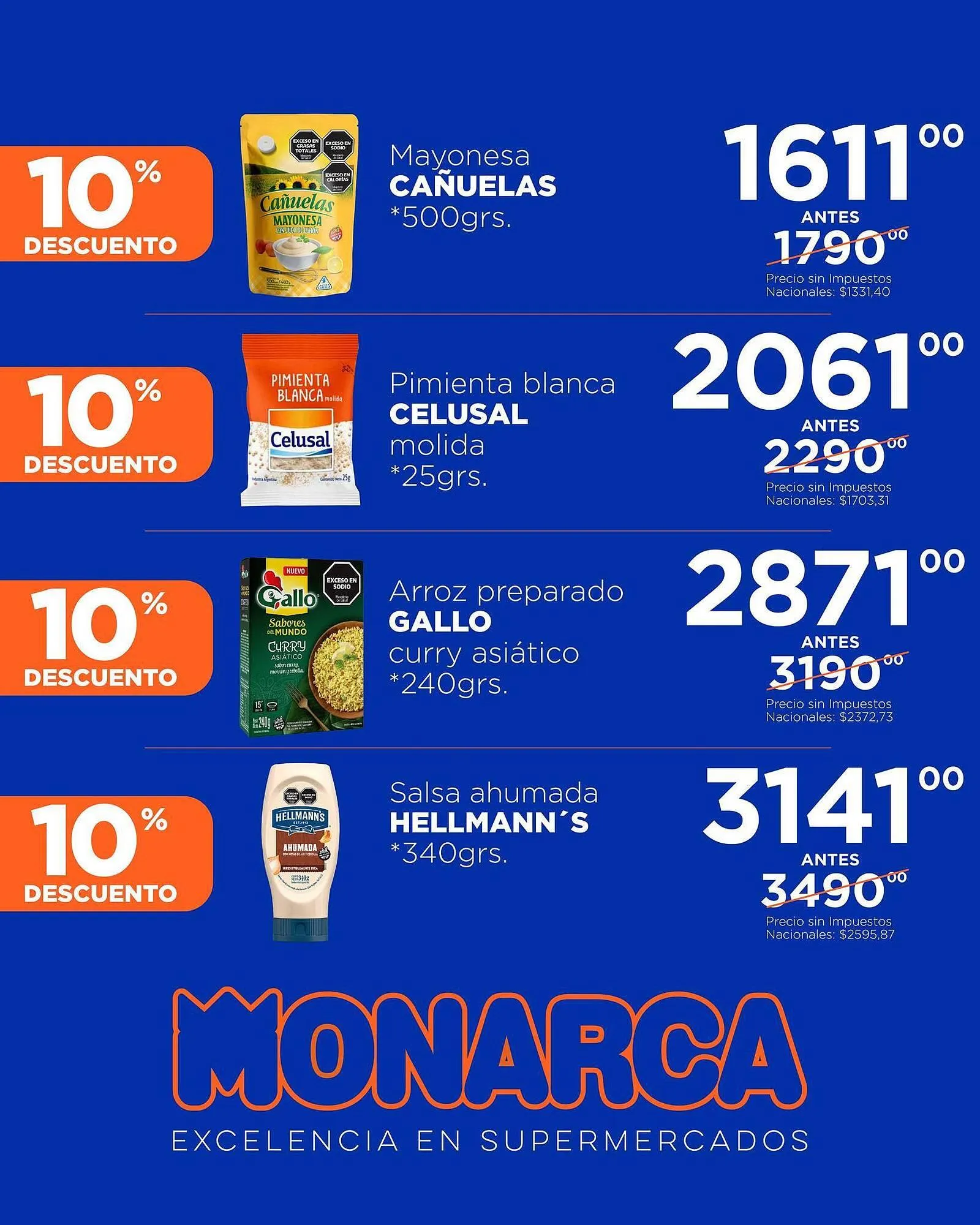 Ofertas de Catálogo Supermercados Monarca 2 de junio al 4 de junio 2025 - Página 1 del catálogo