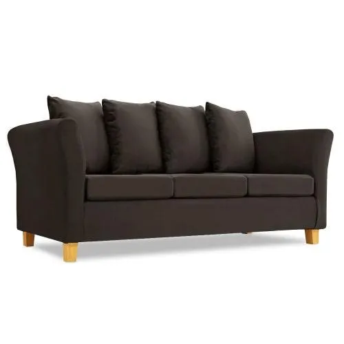 Sillón Trentino 3 cuerpos Pana antimanchas chocolate Full Confort