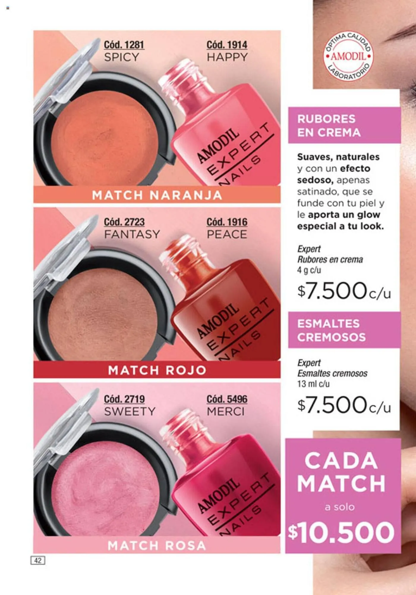 Ofertas de Catálogo Amodil 2 de octubre al 15 de octubre 2024 - Página 42 del catálogo