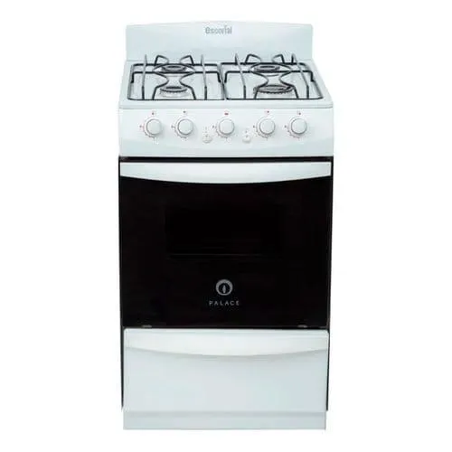 Cocina Escorial Palace Lxs2 Gn 51Cm Blanca A Gas Encendido Electrico