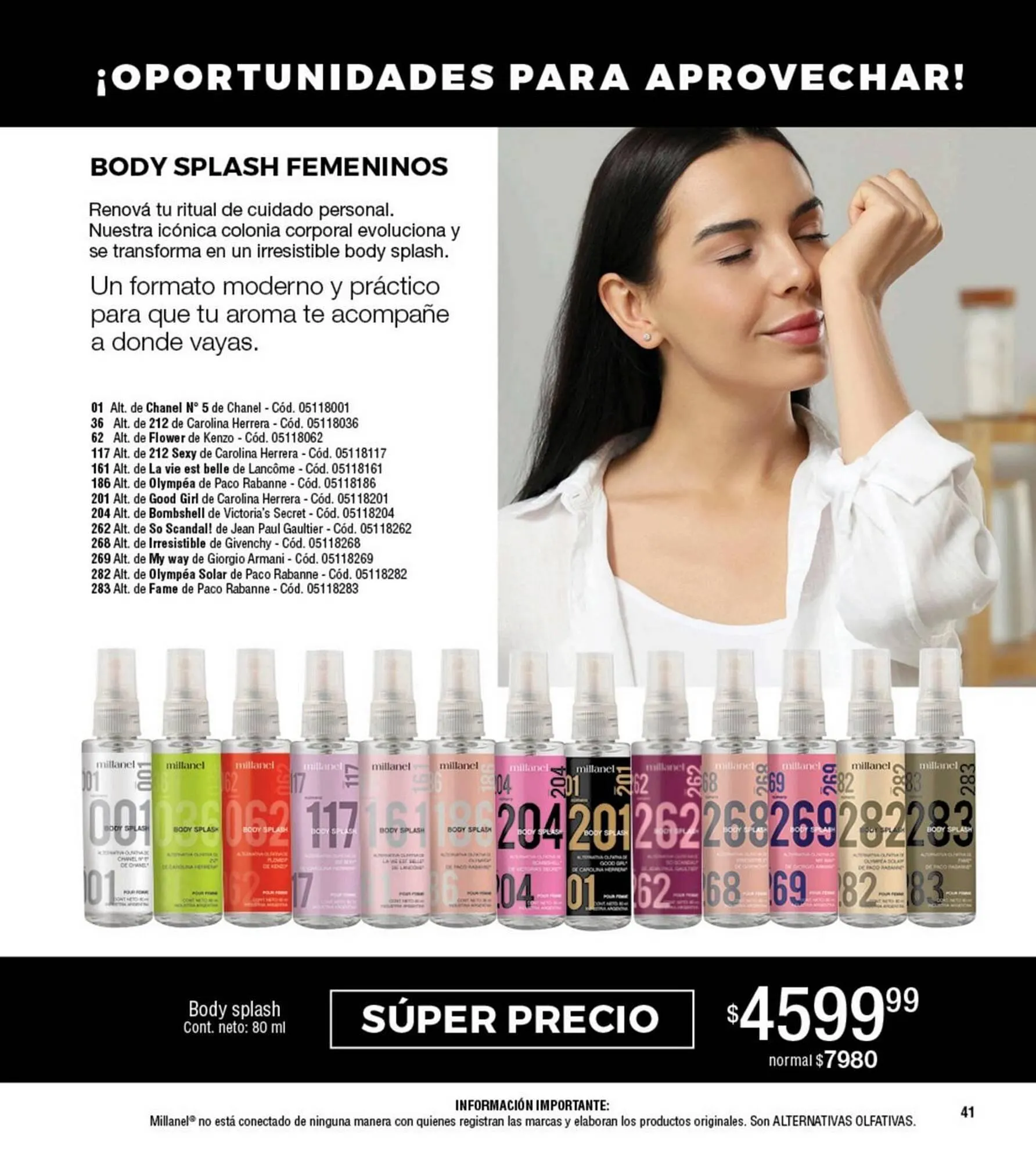 Ofertas de Catálogo Millanel Cosmética 21 de octubre al 10 de noviembre 2024 - Página 131 del catálogo