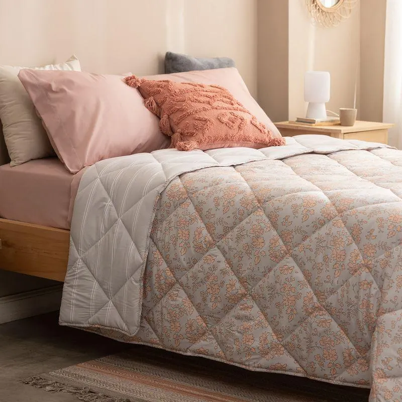 Plumón Sintético King Size Flor Línea