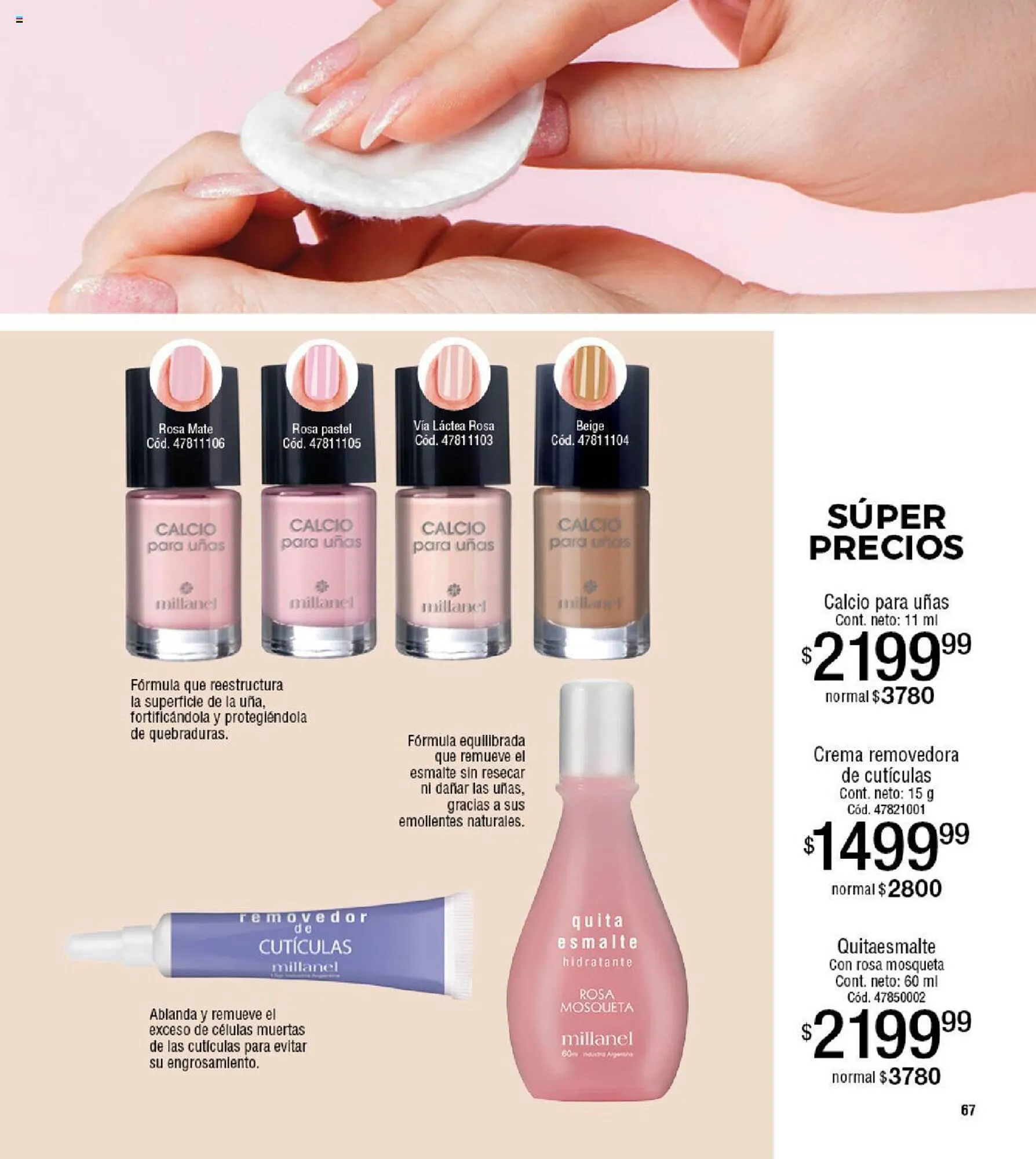 Ofertas de Catálogo Millanel Cosmética 11 de marzo al 7 de abril 2024 - Página 67 del catálogo