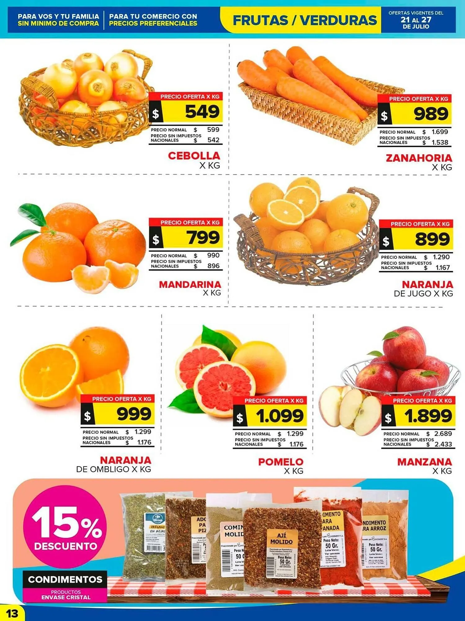 Ofertas de Catálogo Carrefour Maxi 21 de julio al 27 de julio 2025 - Página 13 del catálogo