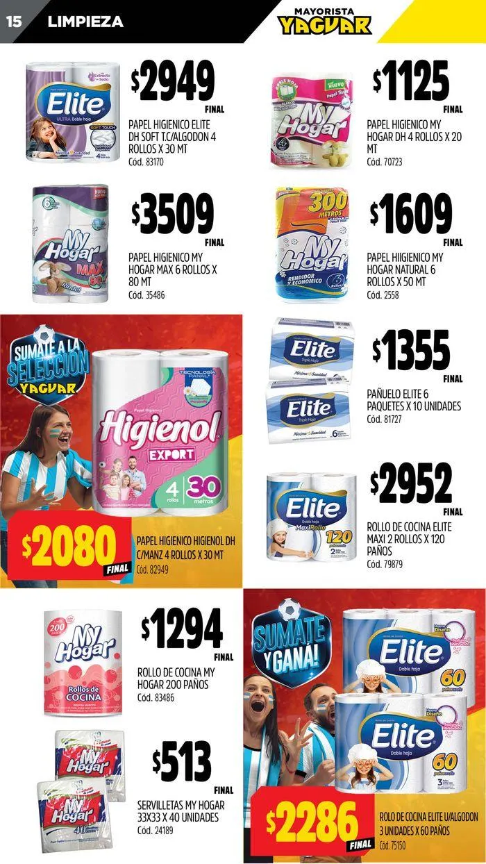 Ofertas de Ofertas Supermercados Yaguar Trelew 1 de julio al 7 de julio 2024 - Página 15 del catálogo
