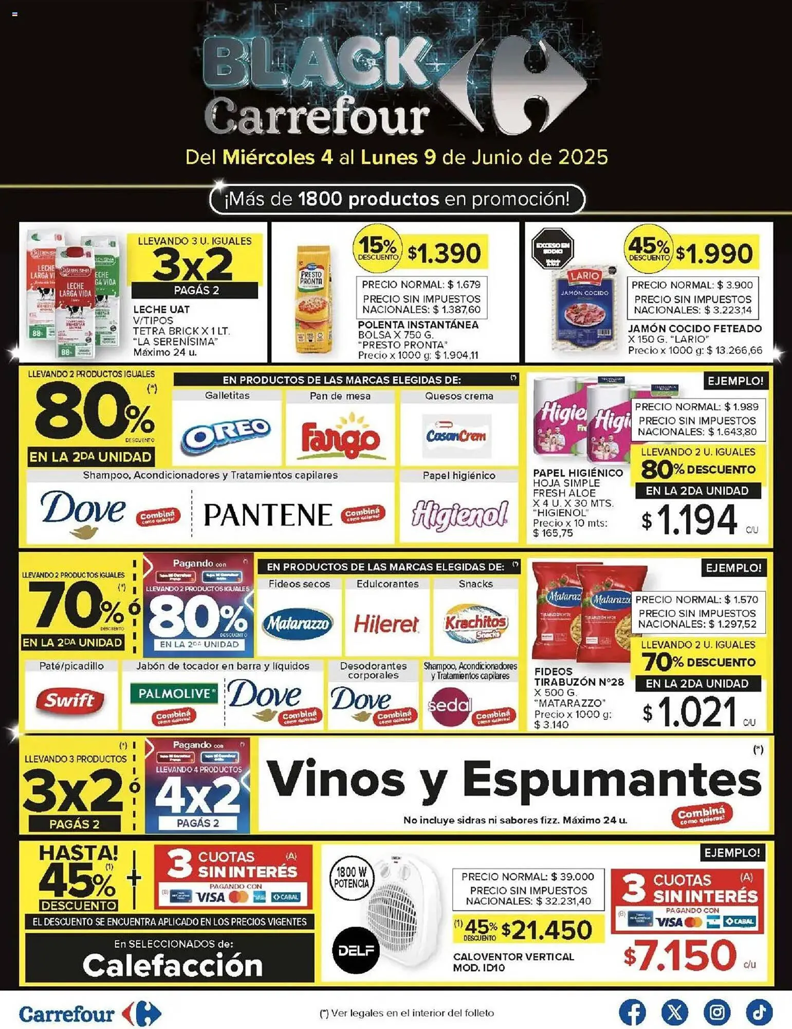 Ofertas de Catálogo Carrefour 3 de junio al 9 de junio 2025 - Página 1 del catálogo