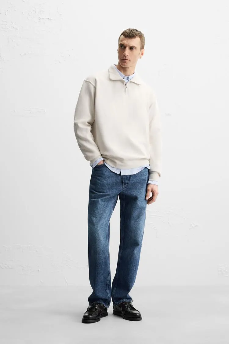 SUDADERA BÁSICA CUELLO CREMALLERA