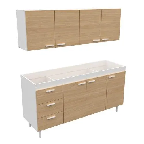 Combo mueble de cocina 1.60 m malta sin bacha Mosconi